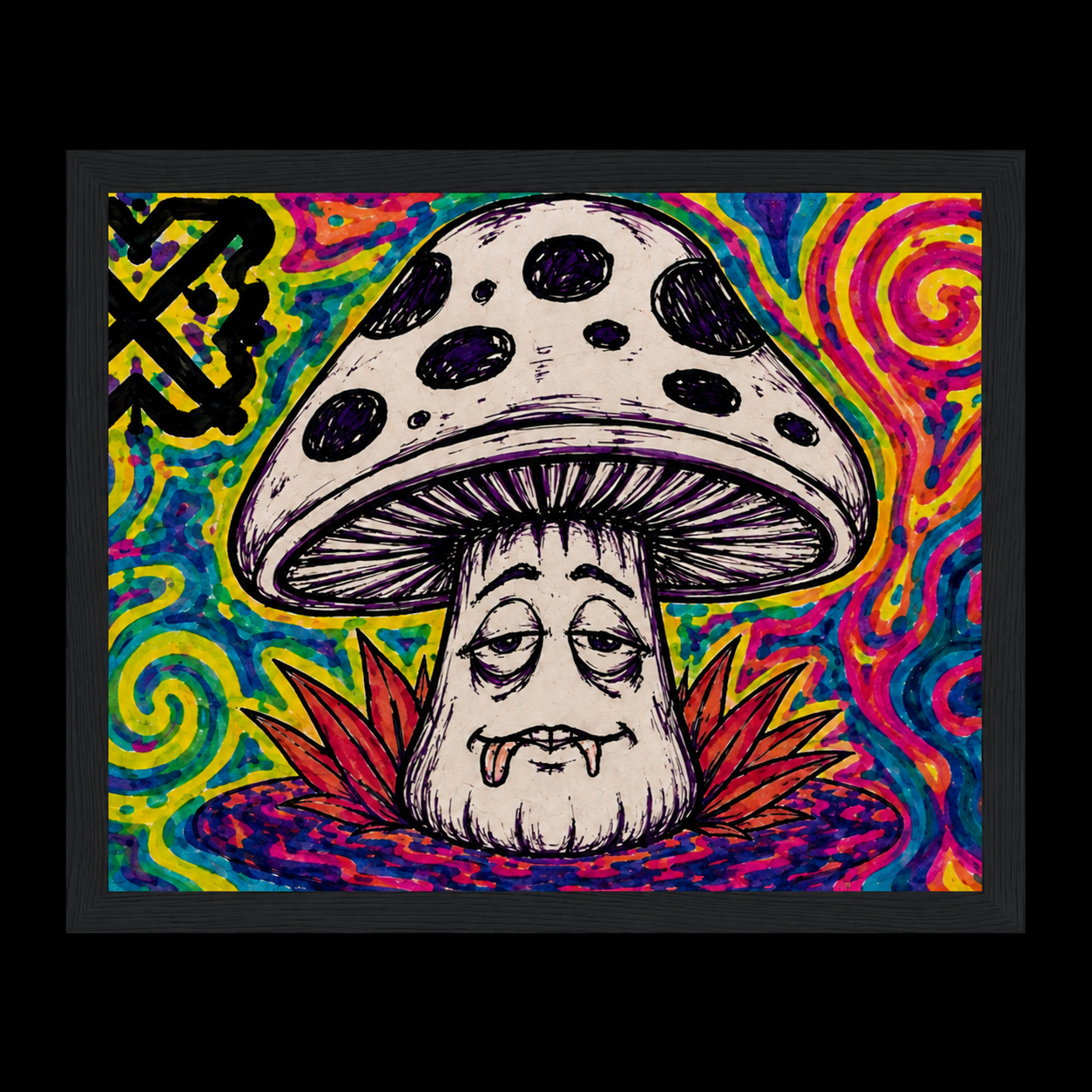 Framed Poster Spiritual-Trash Design